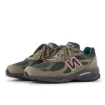 נעלי ניו באלאנס New Balance 990 V3 MiUSA Green Olive