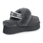 UGG Funkette אפור – כפכפי פלטפורמה אופנתיים לנשים