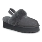 UGG Funkette אפור – כפכפי פלטפורמה אופנתיים לנשים