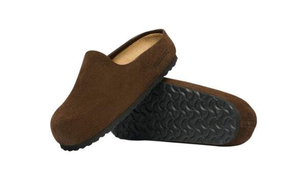 Birkenstock Amsterdam Wrapped Suede Leather Carafe כפכפים