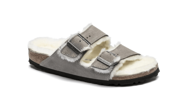 Birkenstock Arizona Fur Grey כפכפים
