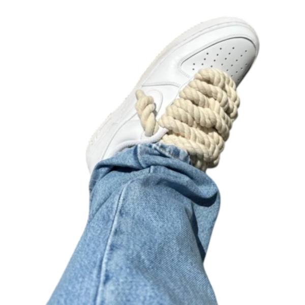 Nike Air Force 1 Custom Lacet Corde סניקרס