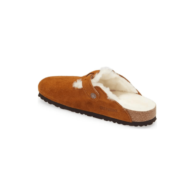 Birkenstock Boston Shearling Brown כפכפים