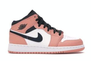 Nike Air Jordan 1 Mid Pink סניקרס