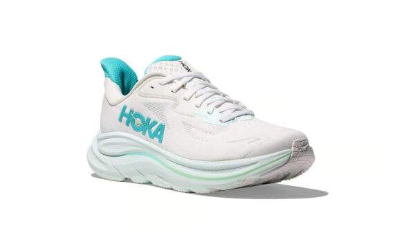 Hoka Clifton 10 Wide White / Cielo Blue נעלי ריצה רחב
