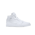 Nike Air Jordan 1 Mid White Pure Platinum סניקרס