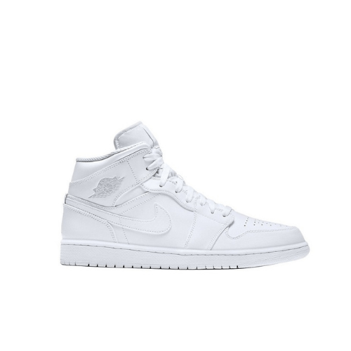 Nike Air Jordan 1 Mid White Pure Platinum סניקרס