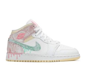 Nike Air Jordan 1 Mid Paint Drip סניקרס