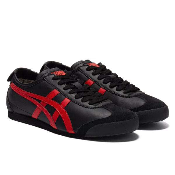 Onitsuka Tiger MEXICO 66 Black/Classic Red נעלי
