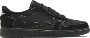Nike x Travis Scott Air Jordan 1 Low OG SP 'Black Phantom' נעלי ספורט לגברים