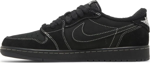 Nike x Travis Scott Air Jordan 1 Low OG SP 'Black Phantom' נעלי ספורט לגברים