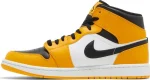 Nike Air Jordan 1 Mid Reverse Yellow Toe נעלי סניקרס לגברים
