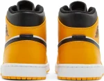 Nike Air Jordan 1 Mid Reverse Yellow Toe נעלי סניקרס לגברים