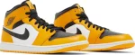Nike Air Jordan 1 Mid Reverse Yellow Toe נעלי סניקרס לגברים