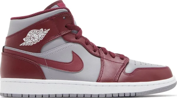 Nike Air Jordan 1 Mid Cherrywood Red נעלי סניקרס לגברים