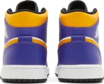 Nike Air Jordan 1 Mid Lakers נעלי סניקרס לגברים