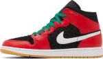 Nike Air Jordan 1 Mid SE Christmas נעלי סניקרס לגברים