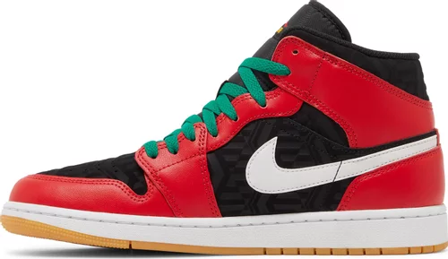Nike Air Jordan 1 Mid SE Christmas נעלי סניקרס לגברים