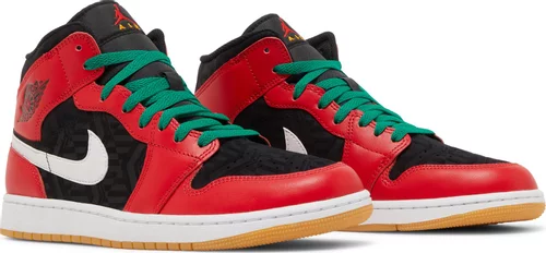 Nike Air Jordan 1 Mid SE Christmas נעלי סניקרס לגברים
