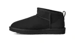 UGG Men’s Classic Ultra Mini Boot Black מגפי האג