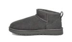 UGG Men’s Classic Ultra Mini Boot Grey נעלי האג לגברים