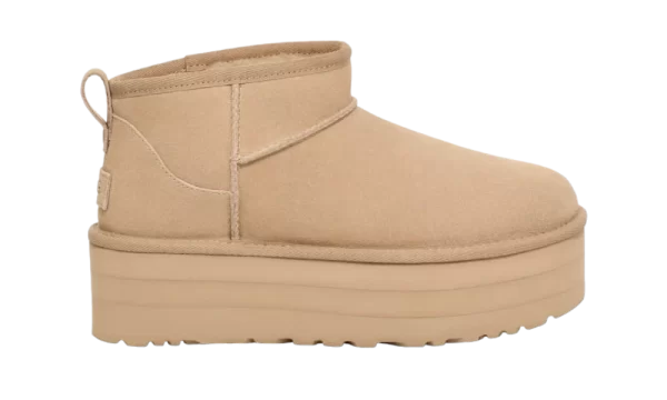UGG Classic Ultra Mini Platform Driftwood נעלי האג