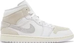 Nike Air Jordan 1 Mid SE Craft Inside Out White Sail נעלי סניקרס לגברים