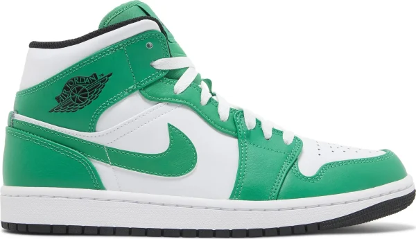 Nike Air Jordan 1 Mid Lucky Green נעלי סניקרס לגברים