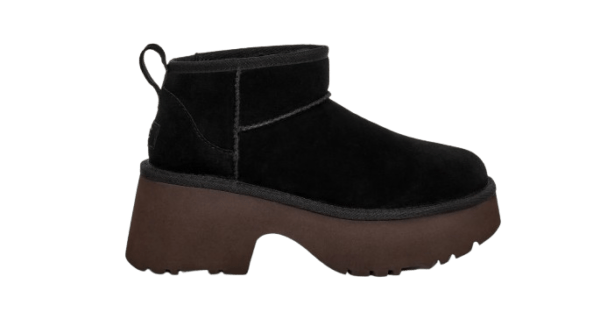 UGG Women’s Classic Ultra Mini New Heights Black נעלי האג