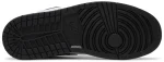 Nike Air Jordan 1 Mid White Black נעלי סניקרס לגברים