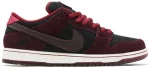 Nike Dunk Low Pro SB QS 'RIOT Skateshop Mahogany Dark Beetroot' נעלי סקייט לגברים