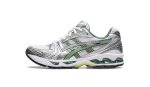 Asics Gel-Kayano 14 White Pure Silver Slate Grey Sage נעליים