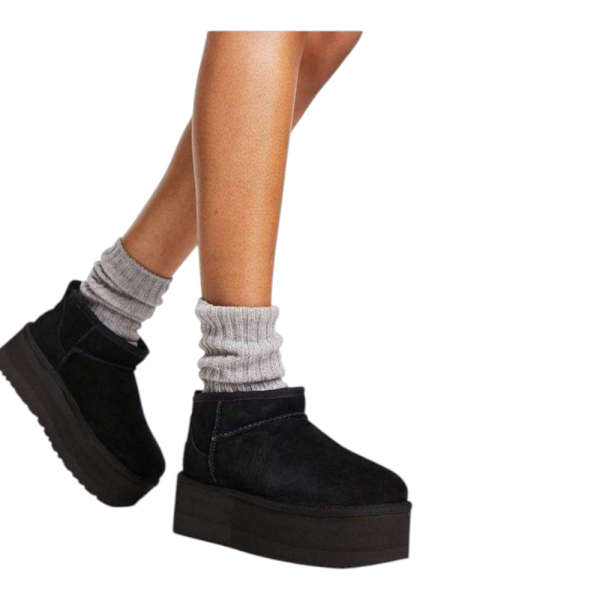 UGG Classic Ultra Mini Platform Black נעלי האג