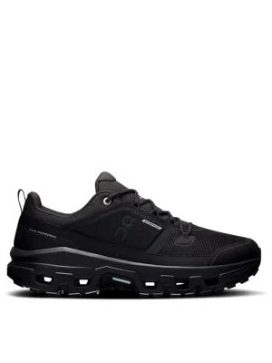 On Cloudrock Low Waterproof Black נעלי טיולים לגברים