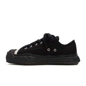 Maison Mihara Yasuhiro Hank Canvas Black נעלי