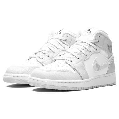 Nike Air Jordan 1 Mid Grey Camo סניקרס