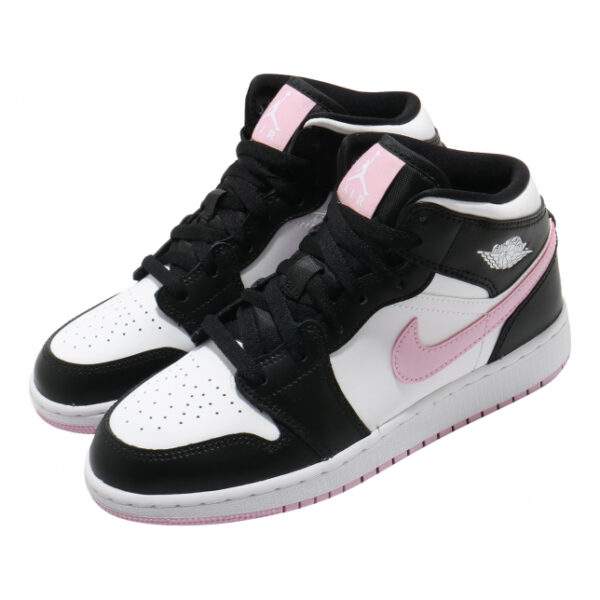Nike Air Jordan 1 Mid White Light Arctic Pink סניקרס