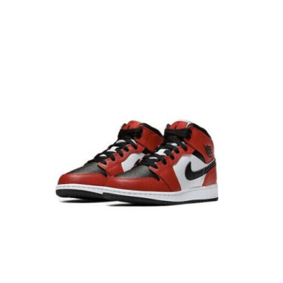 Nike Air Jordan 1 Mid Chicago Black toe סניקרס