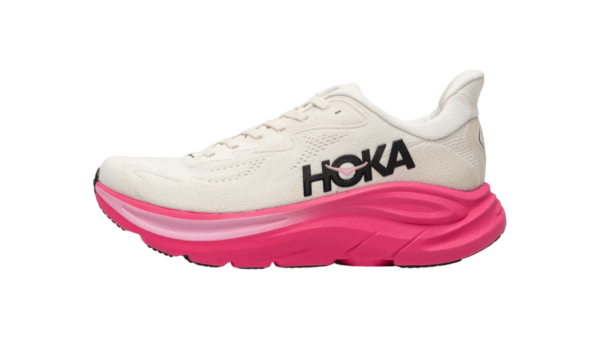 Hoka Clifton 10 Wide Alabaster / Neon Dragonfruit נעלי ריצה רחב