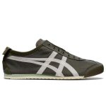 Onitsuka Tiger MEXICO 66 SLIP-ON Mantle Green/Birch נעלי