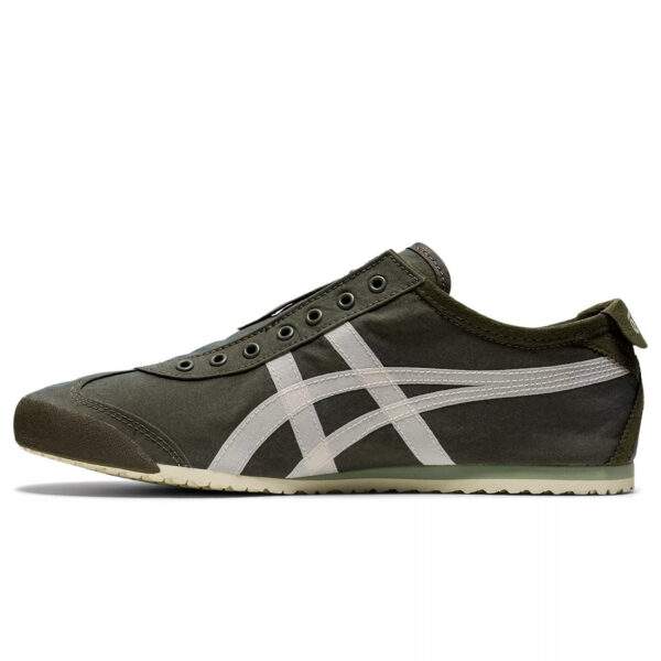 Onitsuka Tiger MEXICO 66 SLIP-ON Mantle Green/Birch נעלי