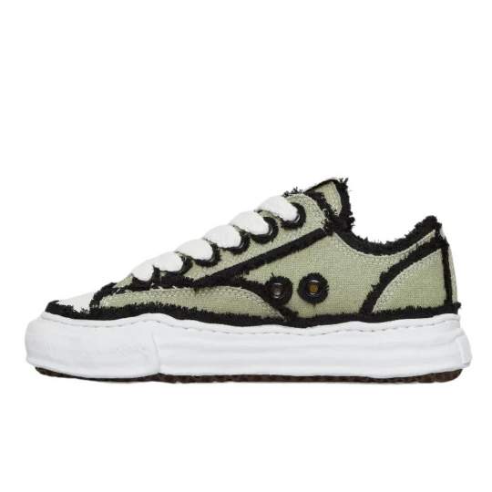 Maison Mihara Yasuhiro Peterson Olive Green Sole נעלי