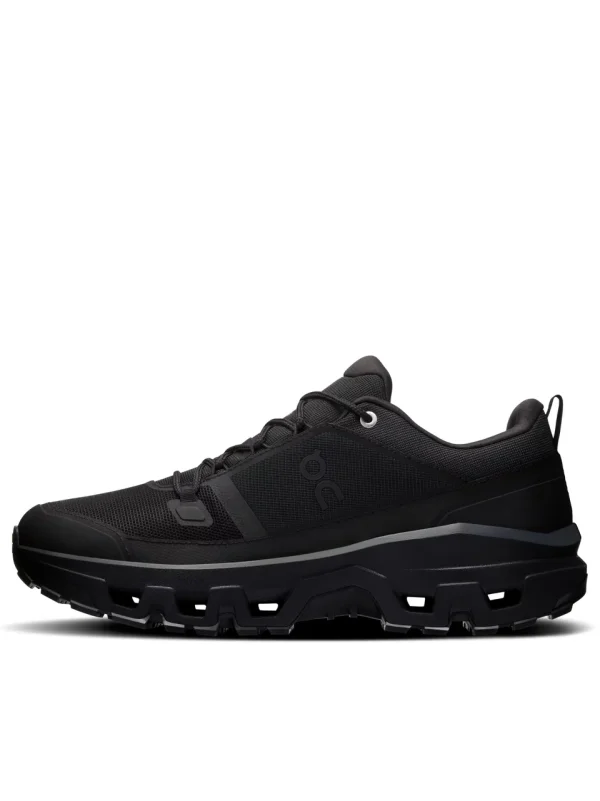 On Cloudrock Low Waterproof Black נעלי טיולים לגברים