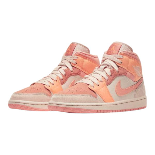 Nike Air Jordan 1 Mid Apricot Orange סניקרס