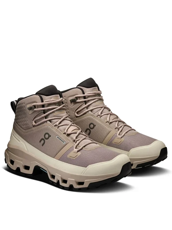 On Running Cloudrock Mid WP Rose Gold מגפי טיולים לנשים
