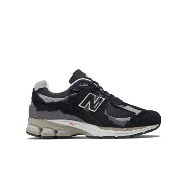 New Balance 2002R Black Grey סניקרס