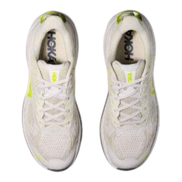Hoka Challenger 8 White/Neon Citrus נעלי ריצה
