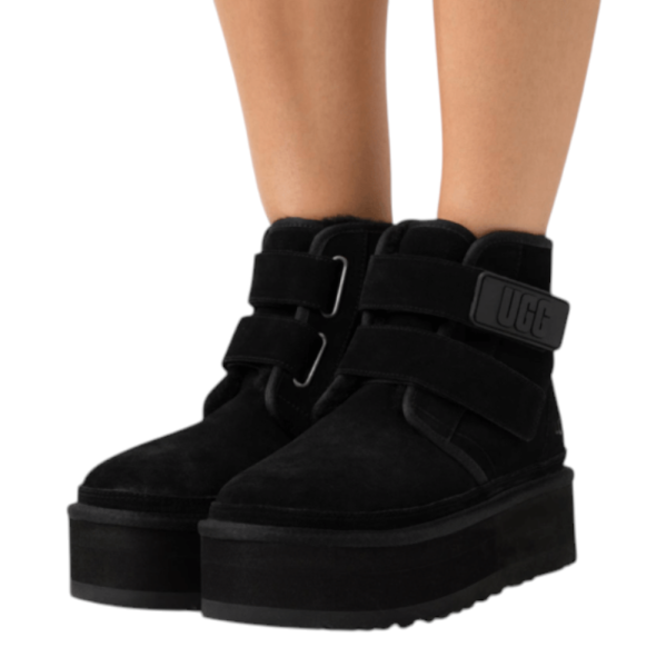 UGG Platform Chukka Black נעלי האג