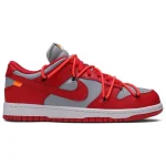 Nike Dunk Low x Off-White 'University Red' נעלי סניקרס לגברים