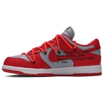 Nike Dunk Low x Off-White 'University Red' נעלי סניקרס לגברים